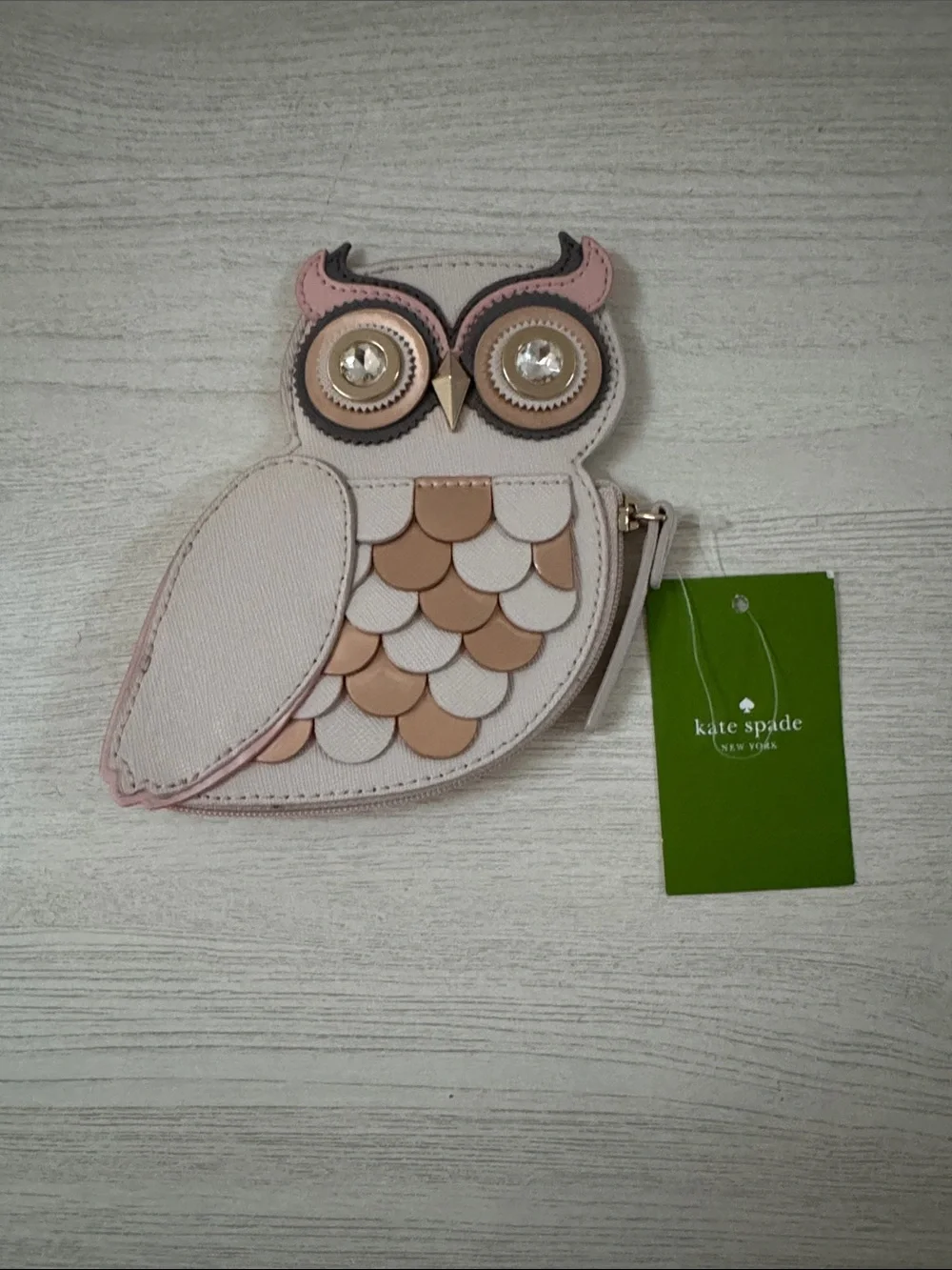 kate spade Blaze a Trail Owl Coin Purse NWT